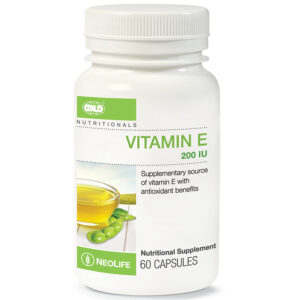 Vitamin E 200 i.u. - 60 Capsules | Healthy Living | Food Supplements | Weight Management